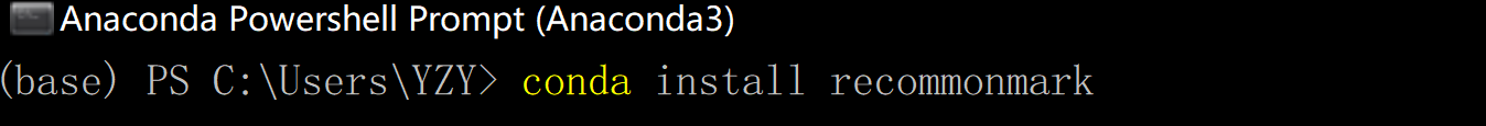 conda-install-recommonmark
