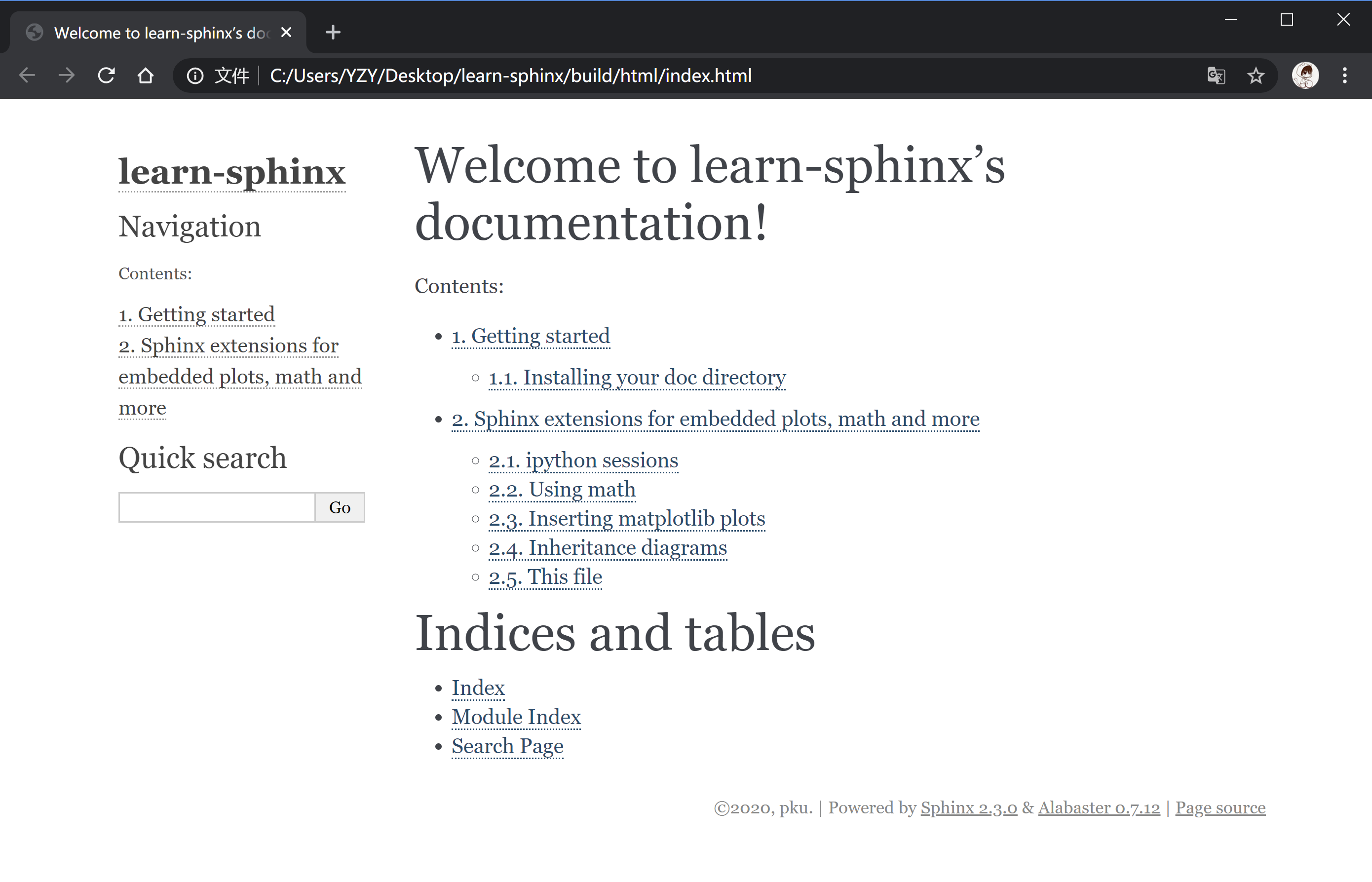 sphinx-build-html